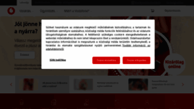 What Vodafone.hu website looked like in 2022 (1 year ago)