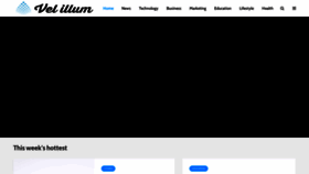 What Velillum.com website looked like in 2022 (1 year ago)