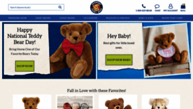 What Vermontteddybear.com website looked like in 2022 (1 year ago)