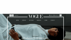What Vogue.com.tr website looked like in 2022 (1 year ago)