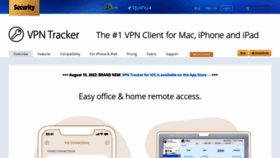 What Vpntracker.com website looked like in 2022 (1 year ago)