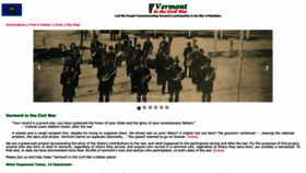 What Vermontcivilwar.org website looked like in 2022 (1 year ago)