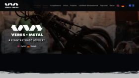What Veresmetal.hu website looked like in 2022 (1 year ago)