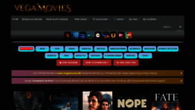 What Vegamovies.monster website looked like in 2022 (1 year ago)
