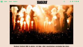 What Variancemagazine.com website looked like in 2022 (1 year ago)