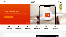 What Vib.com.vn website looked like in 2022 (1 year ago)