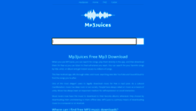 What Vww.mp3juice.su website looked like in 2022 (1 year ago)