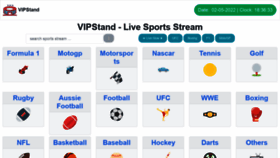 What Vipstand.se website looked like in 2022 (1 year ago)