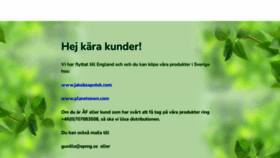 What Vimishop.se website looked like in 2022 (1 year ago)