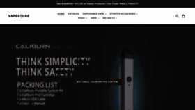What Vapehere.in website looked like in 2022 (1 year ago)