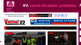 What Vecernikpv.cz website looked like in 2022 (1 year ago)