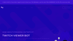 What Viewerboss.com website looked like in 2022 (1 year ago)
