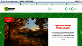 What Vingaker.se website looked like in 2022 (1 year ago)