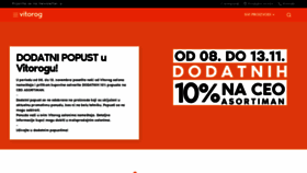 What Vitorogpromet.rs website looked like in 2022 (1 year ago)
