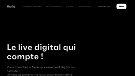 What Voila.fr website looked like in 2022 (1 year ago)