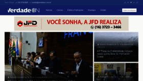 What Verdadeon.com.br website looked like in 2022 (1 year ago)