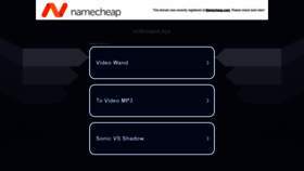 What Videospot.xyz website looked like in 2022 (1 year ago)