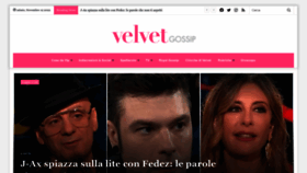 What Velvetgossip.it website looked like in 2022 (1 year ago)