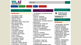 What Vol.az website looked like in 2022 (1 year ago)