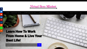 What Virtualbossmindset.com website looked like in 2022 (1 year ago)