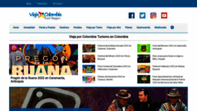 What Viajaporcolombia.com website looked like in 2022 (1 year ago)