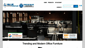 What Valueofficefurniture.com.au website looked like in 2022 (1 year ago)