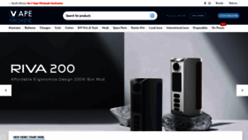 What Vapemachine.co.za website looked like in 2022 (1 year ago)