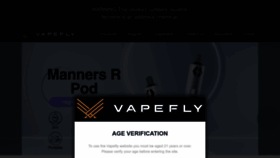 What Vapefly.com website looked like in 2022 (1 year ago)