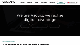What Vsourz.com website looked like in 2022 (1 year ago)