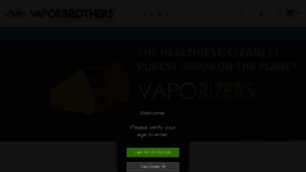 What Vaporbrothers.com website looked like in 2022 (1 year ago)