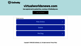 What Virtualworldsnews.com website looked like in 2022 (1 year ago)