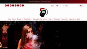 What Vaporboss.com website looked like in 2022 (1 year ago)
