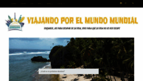 What Viajandoporelmundomundial.com website looked like in 2022 (1 year ago)