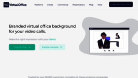 What Virtualoffice.design website looked like in 2022 (1 year ago)
