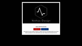 What Vethosdesign.com website looked like in 2022 (1 year ago)
