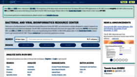 What Viprbrc.org website looked like in 2022 (1 year ago)