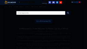 What Vhmovies.net website looked like in 2022 (1 year ago)