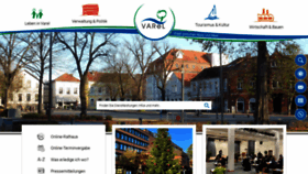 What Varel.de website looked like in 2023 (1 year ago)