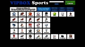 What Vipbox.co website looked like in 2023 (1 year ago)