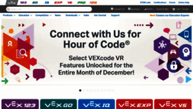 What Vex.com website looked like in 2023 (1 year ago)