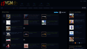 What Vgmdb.net website looked like in 2023 (2 years ago)