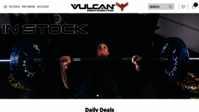 What Vulcanstrength.com website looked like in 2023 (1 year ago)
