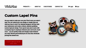 What Vivipins.com website looked like in 2023 (3 years ago)