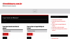 What Vivendobauru.com.br website looked like in 2023 (1 year ago)