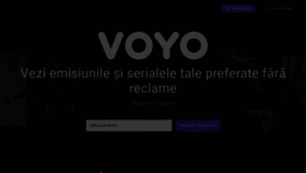 What Voyo.ro website looked like in 2023 (1 year ago)