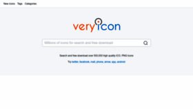What Veryicon.com website looked like in 2023 (1 year ago)