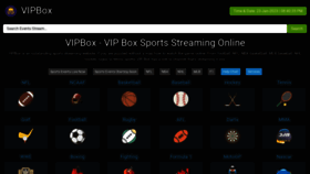 What Vipbox.live website looked like in 2023 (1 year ago)