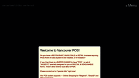 What Vancouverpos.com website looked like in 2023 (1 year ago)