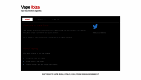 What Vapeibiza.com website looked like in 2023 (1 year ago)