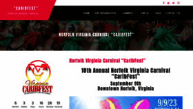 What Virginiacaribfest.com website looked like in 2023 (1 year ago)